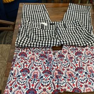 Lot of Loft and Ann Taylor Crop pants